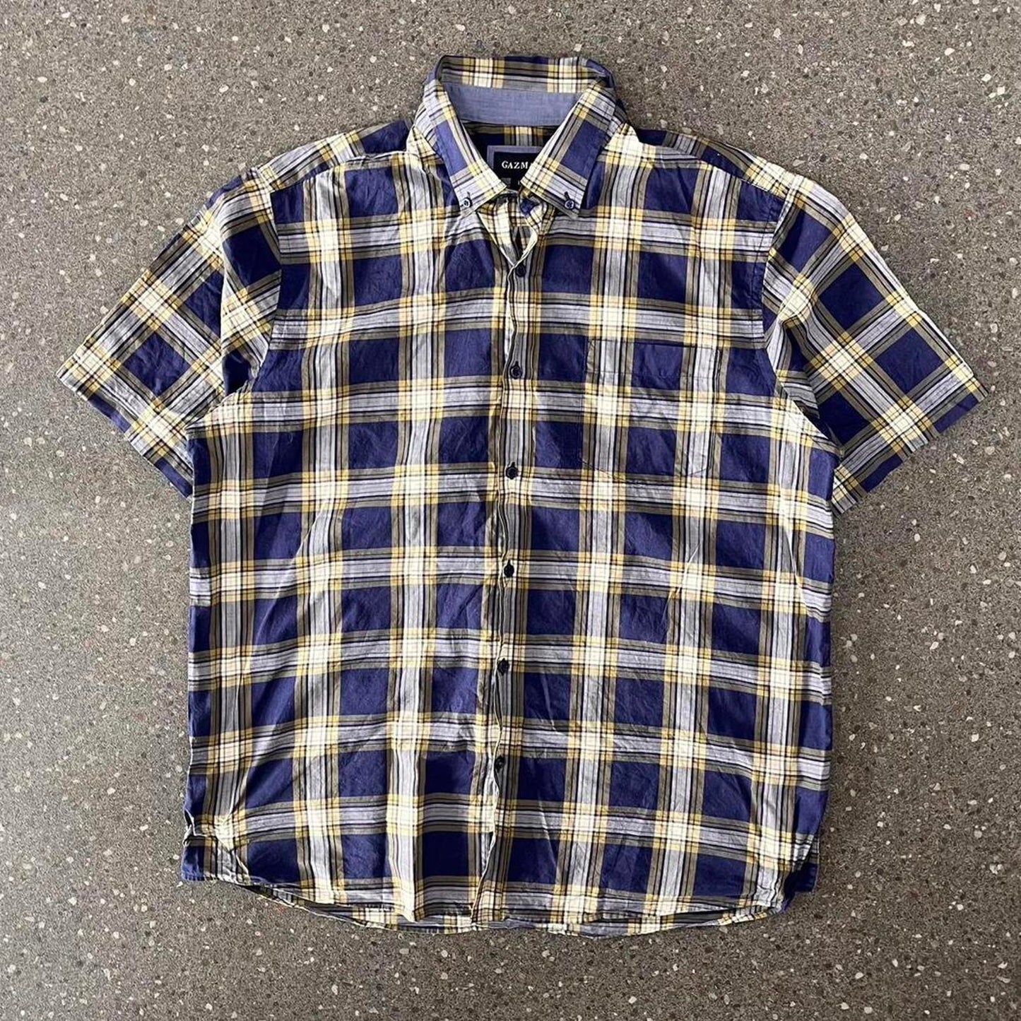 gazman short sleeved button up shirt