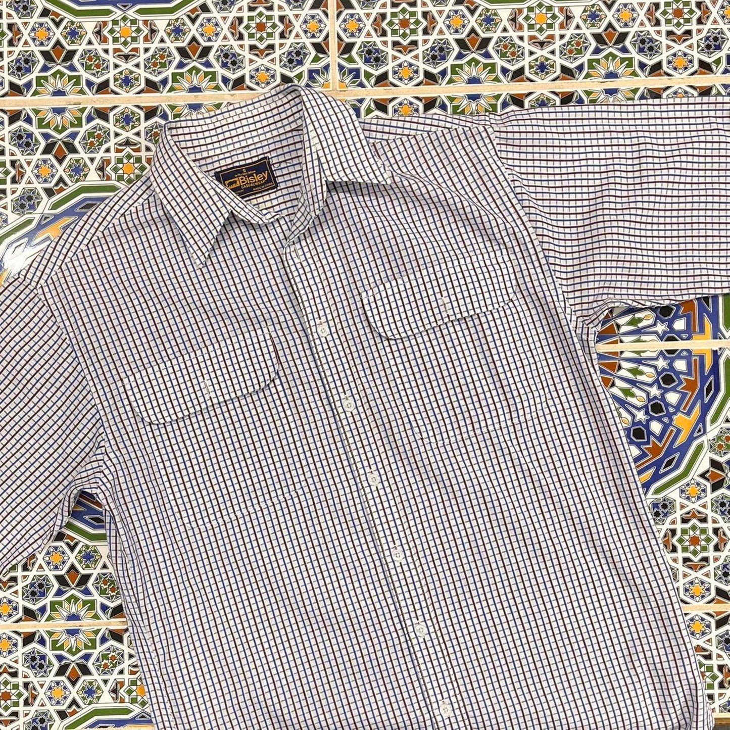 bisley short sleeved button up shirt