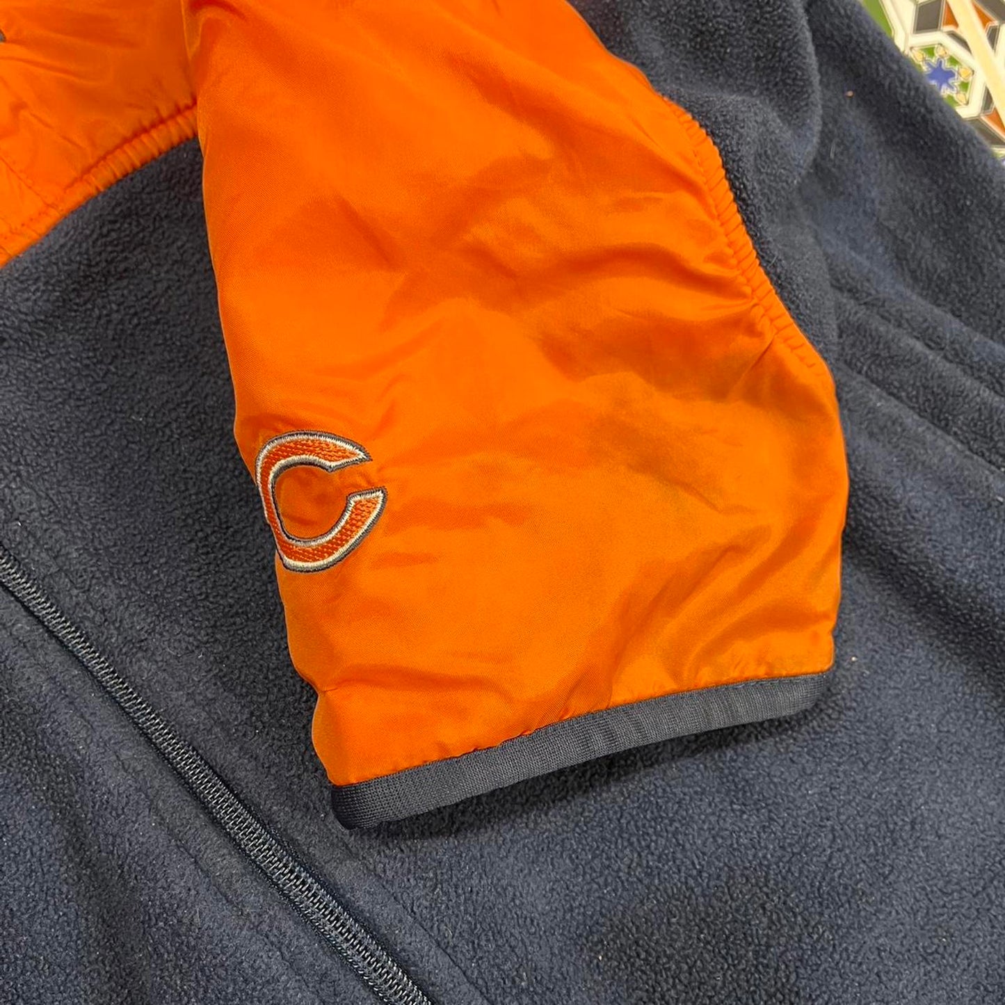 Chicago bears fleece jacket