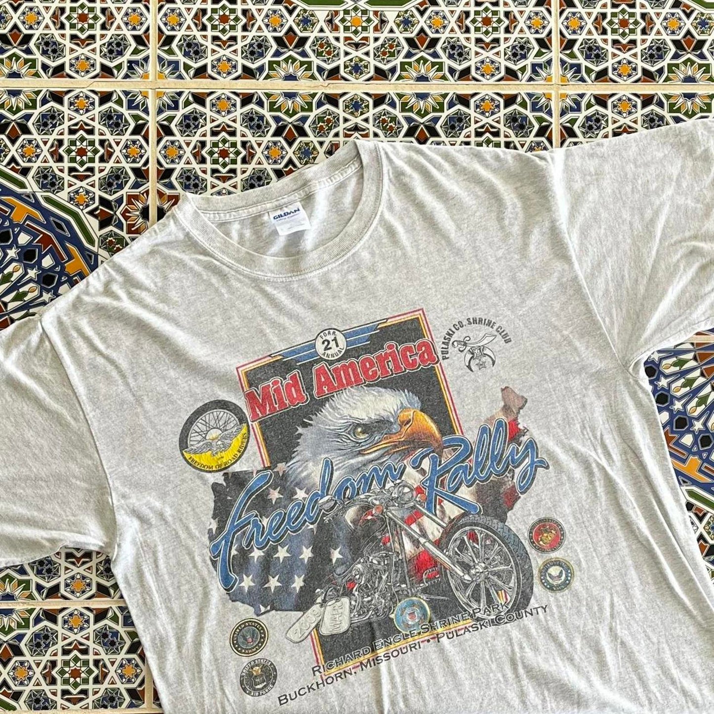 2009 USA motorbike rally tee