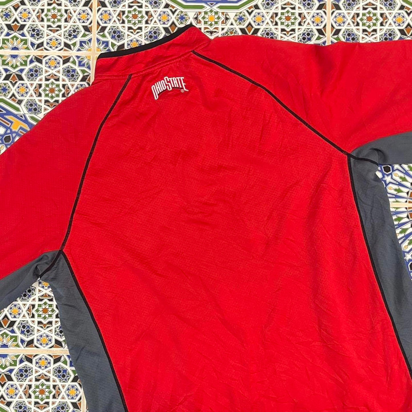 ohio state quarter zip jumper