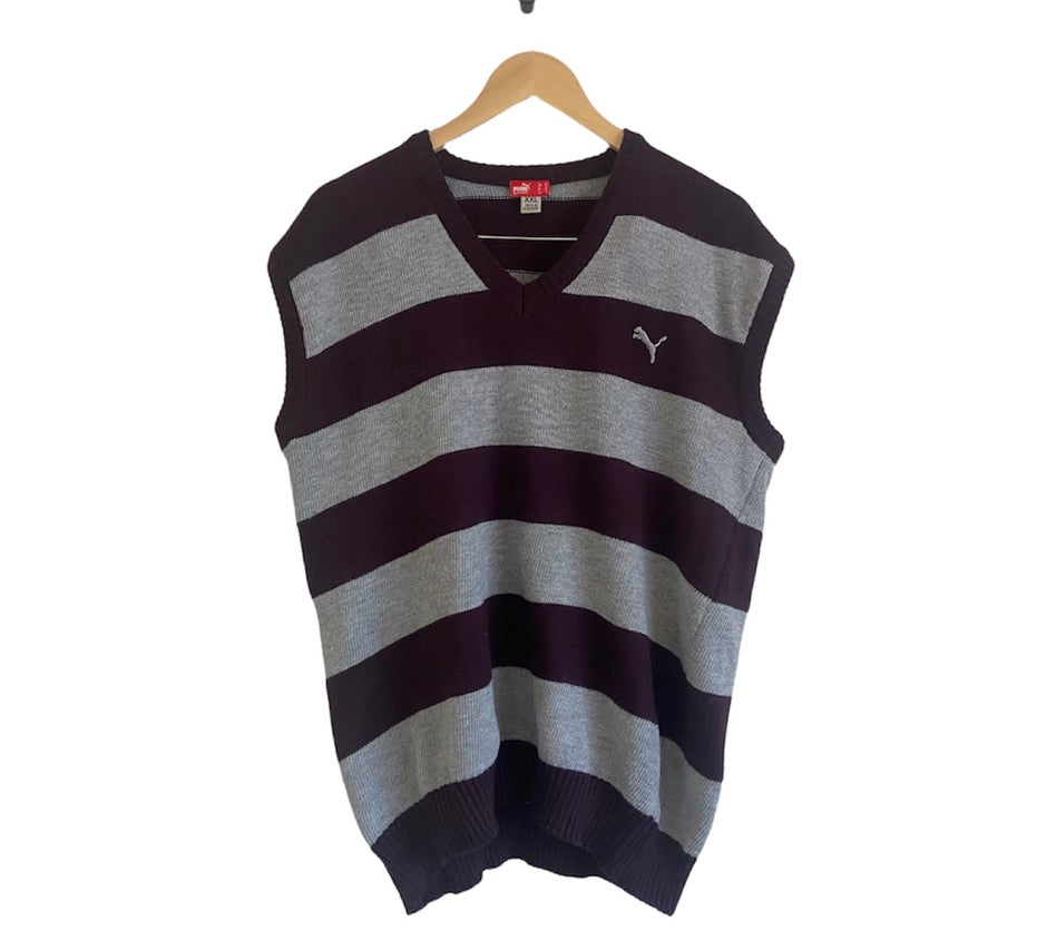 L knock-off puma sweater vest