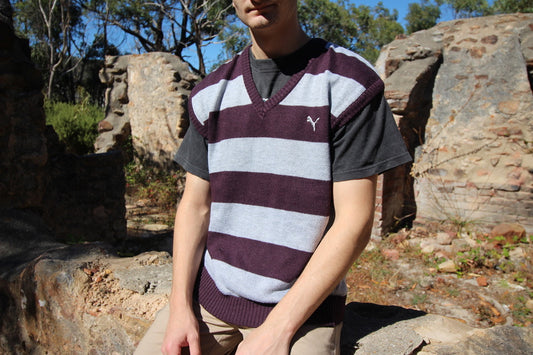 knock-off puma sweater vest