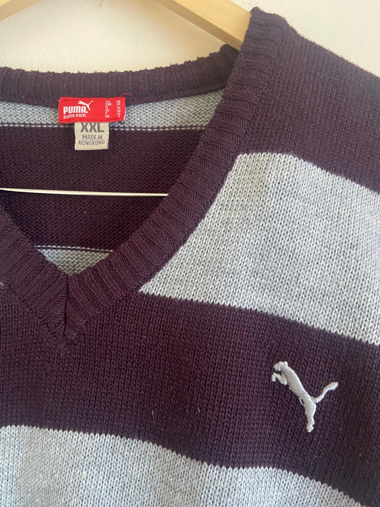 L knock-off puma sweater vest