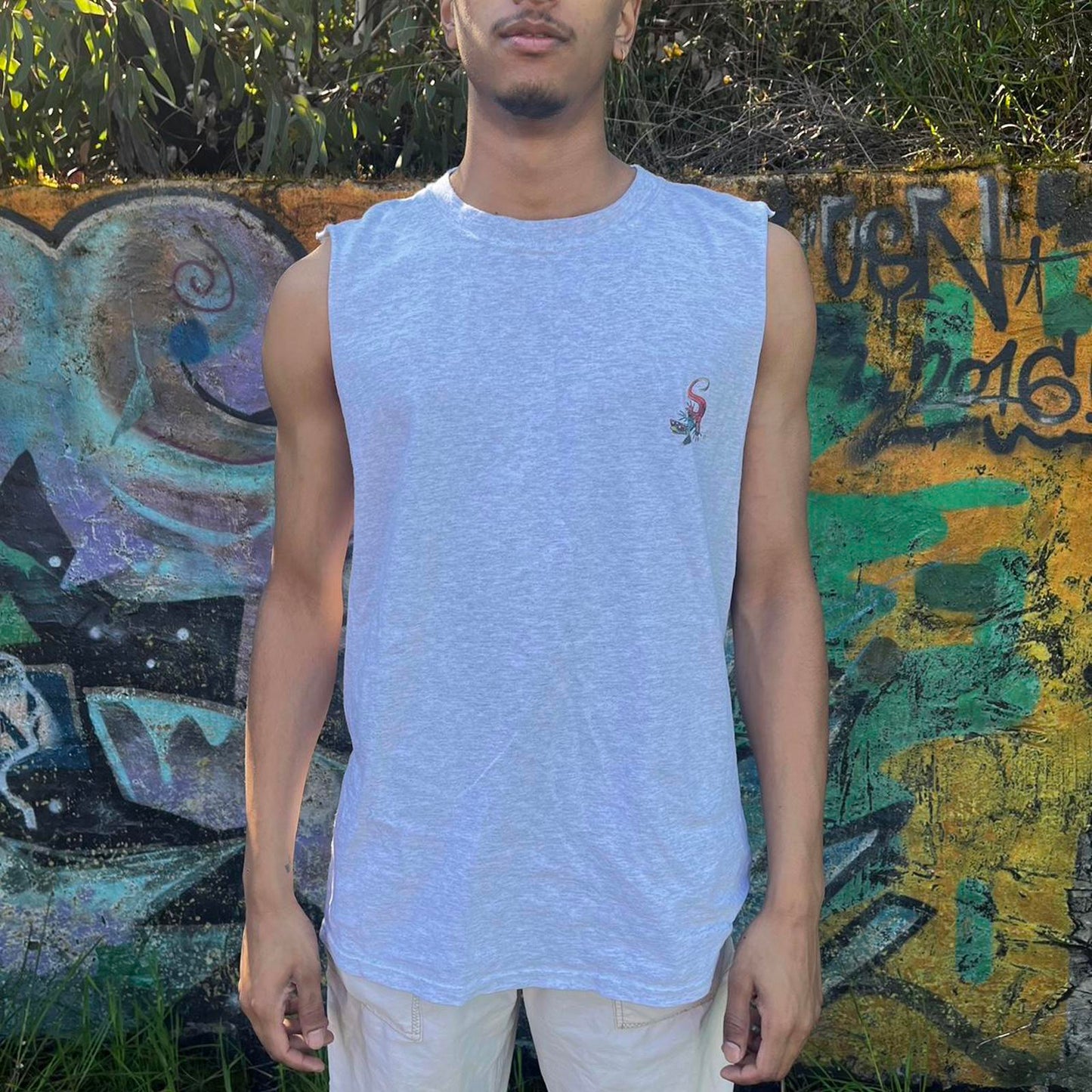 “Got salt? Party parrot” Caribbean soul tank top