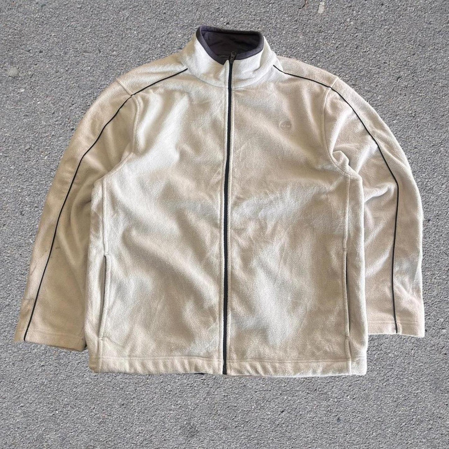 2000s timberland fleece sweater jacket