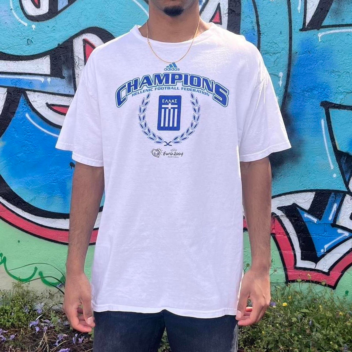 Adidas Greece Champions tshirt