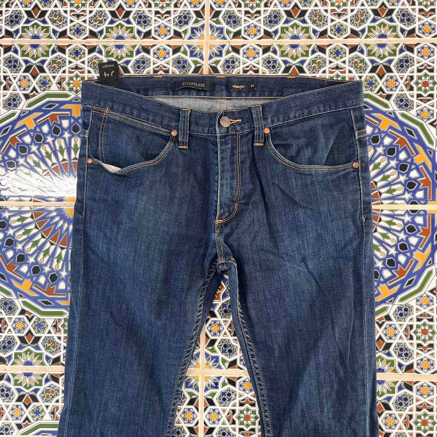 wrangler denim stranglers jeans