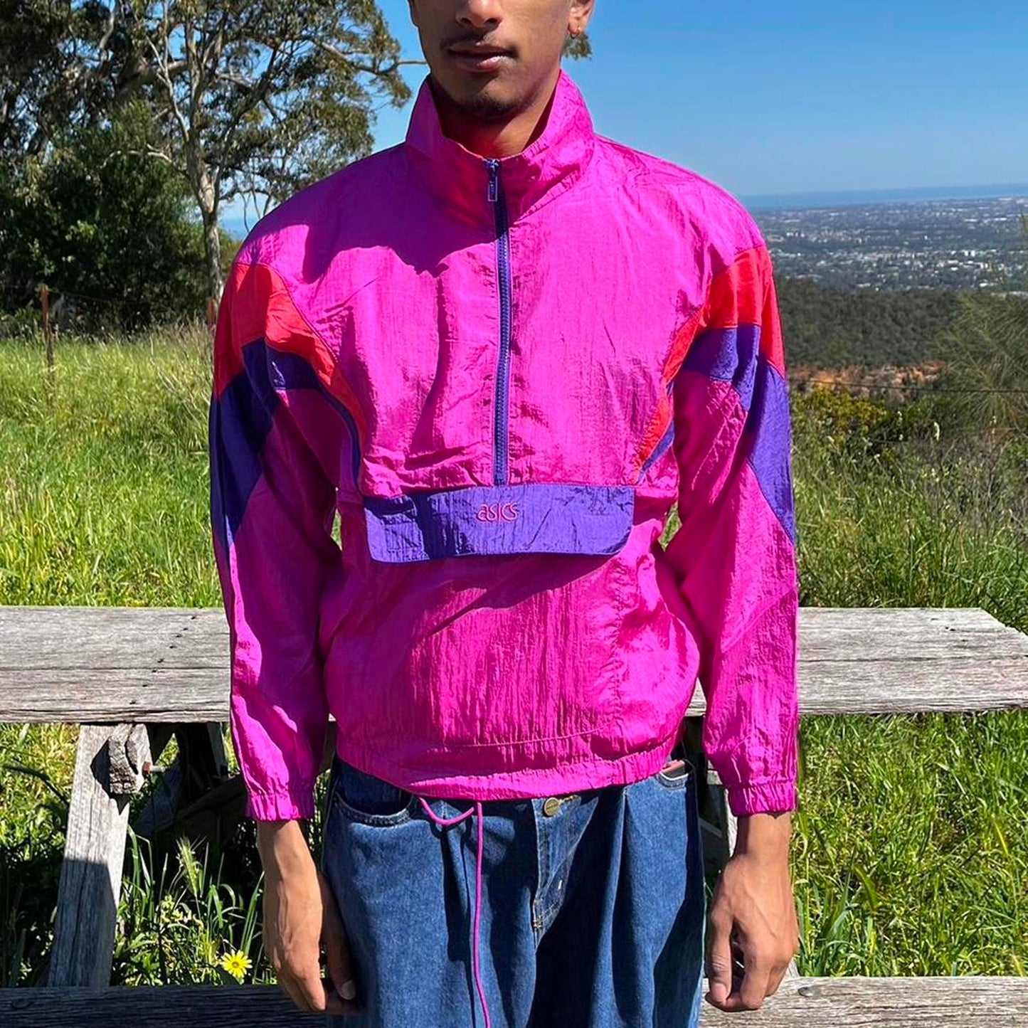 Women's Vintage ASICS windbreaker