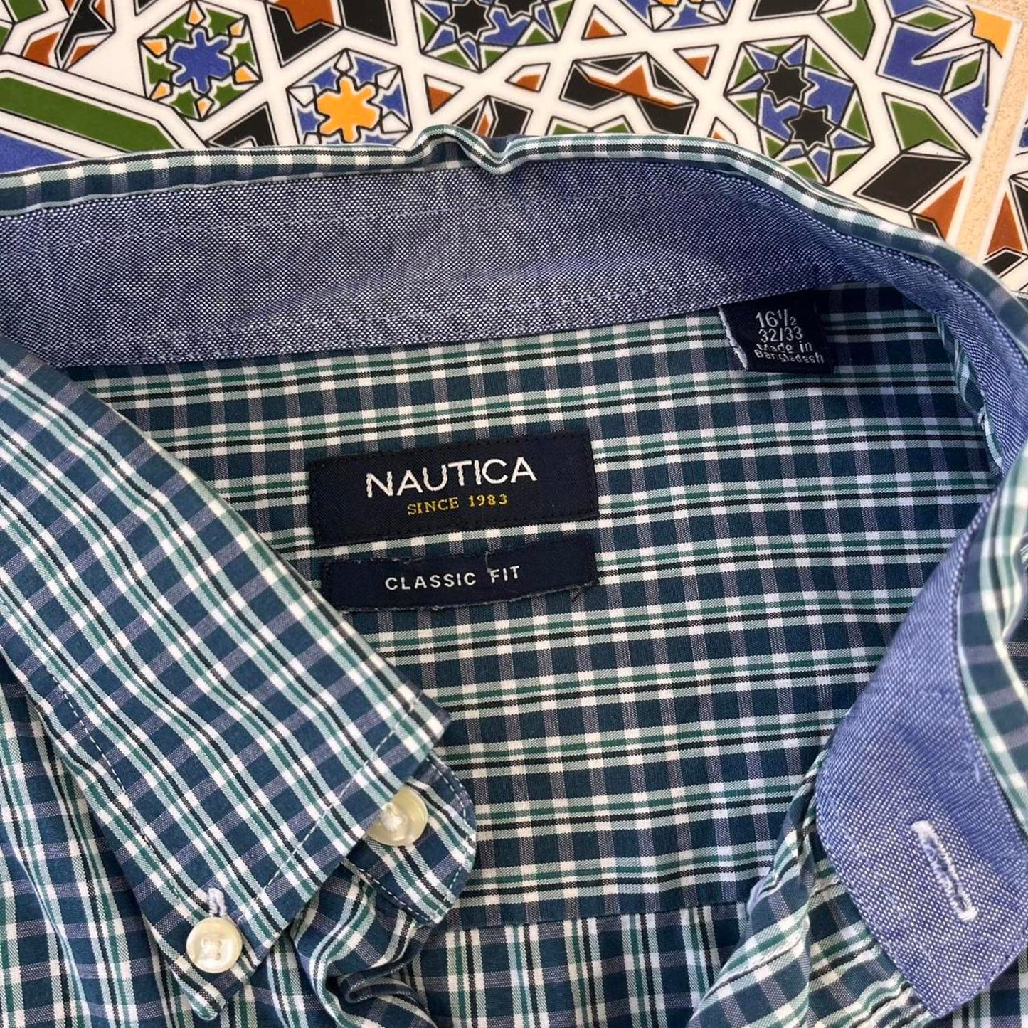 nautica button up shirt