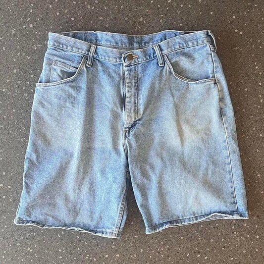 wrangler denim shorts
