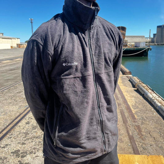 columbia fleece sweater jacket