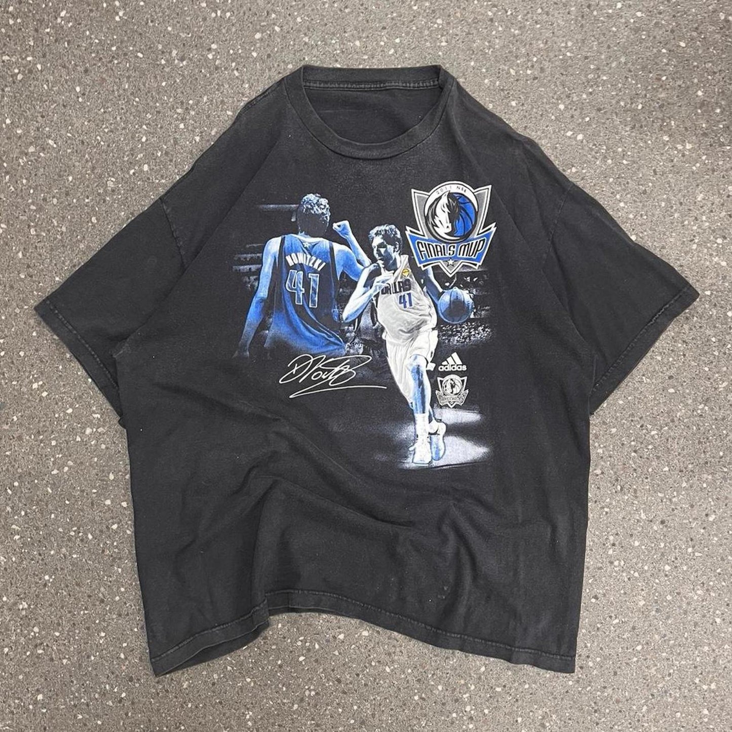 Dallas mavericks adidas tshirt