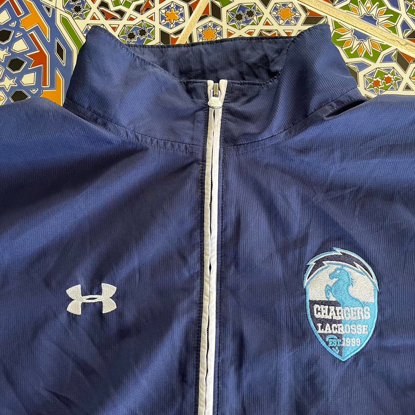 under armour chargers lacrosse jacket