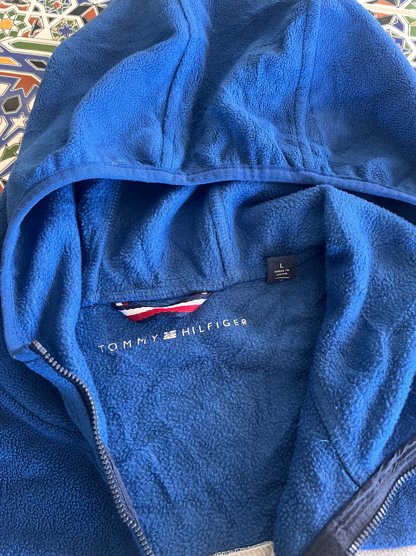 L Tommy Hilfiger fleece hoodie