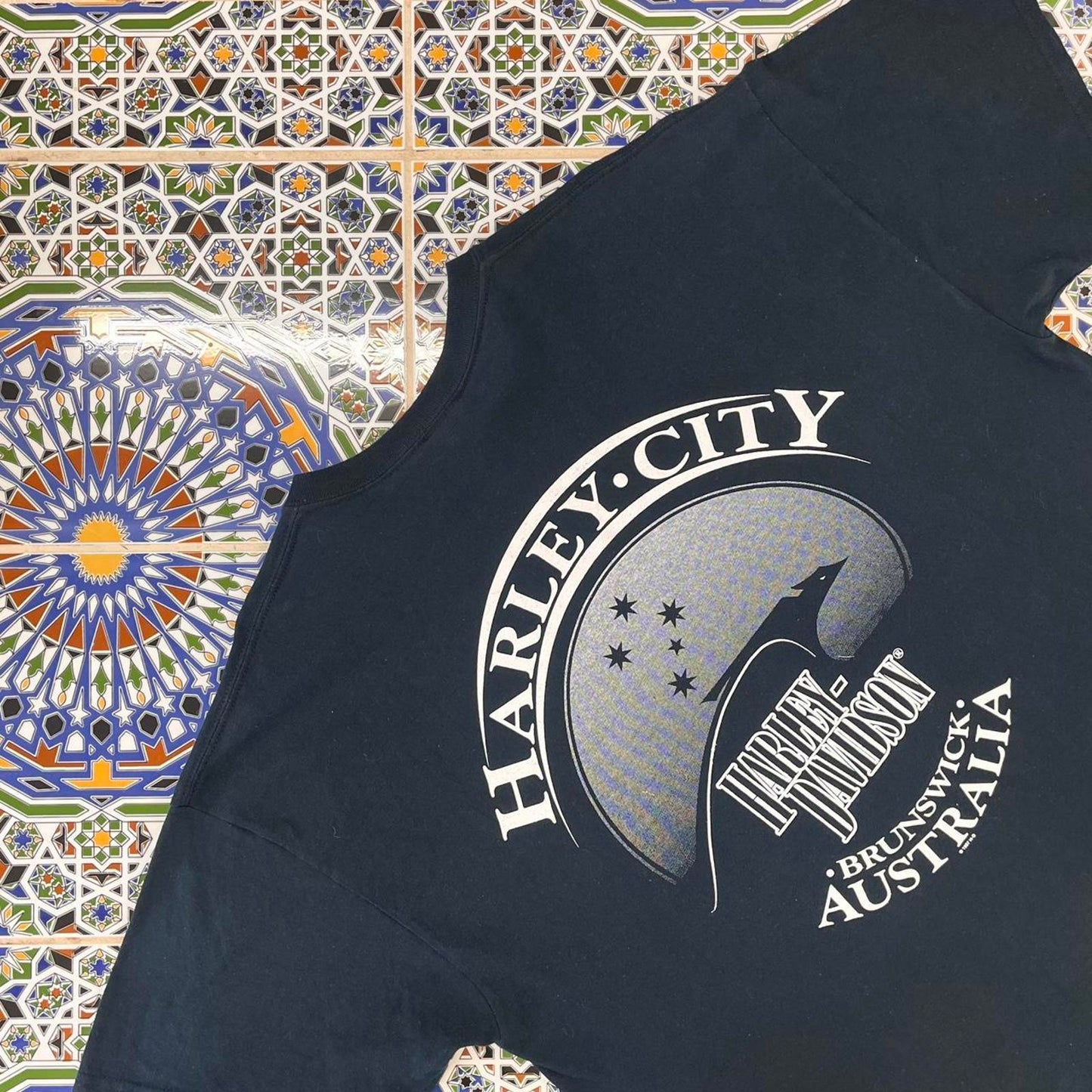 harley davidson burnswick australia tshirt