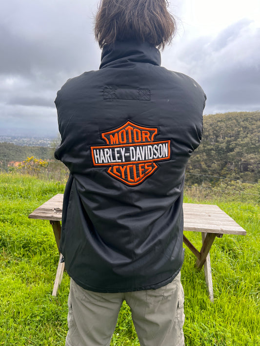 L Harley Davidson puffer jacket