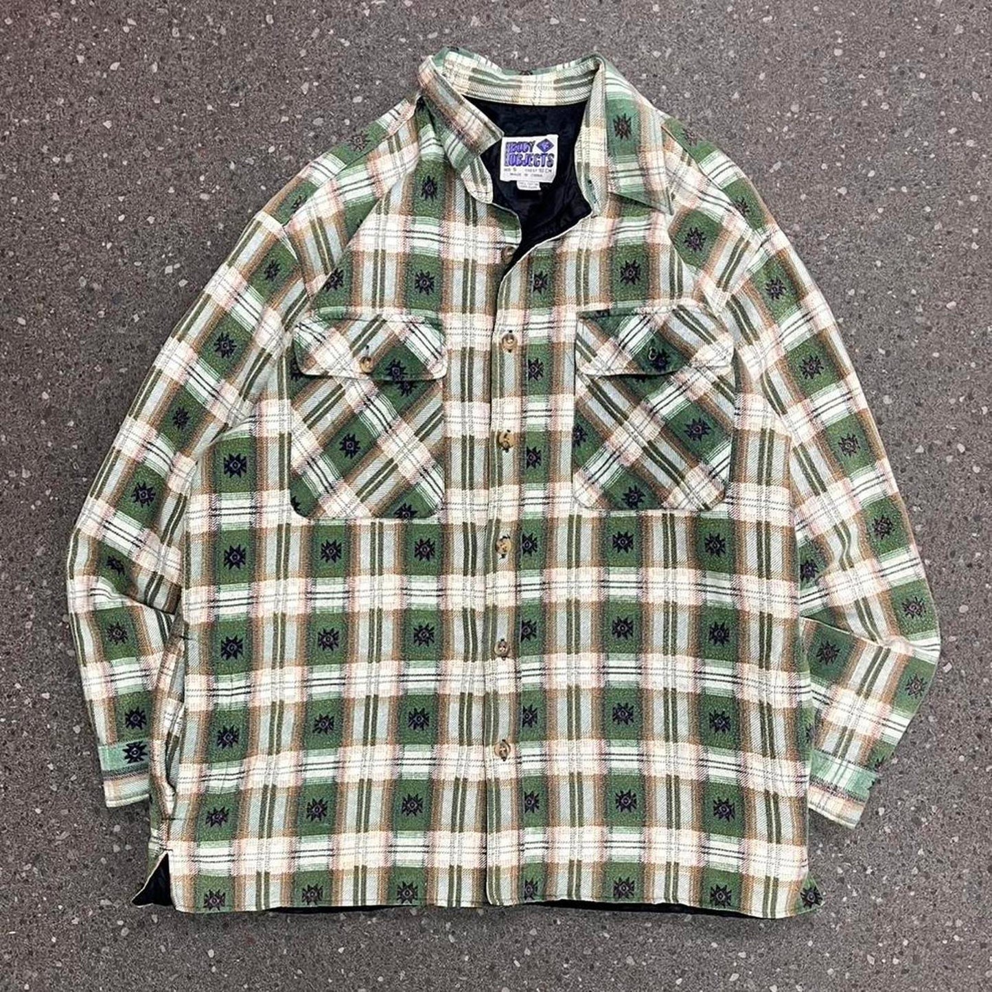 Body objects surf flannel button up