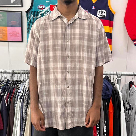 highlander short sleeved button up shirt