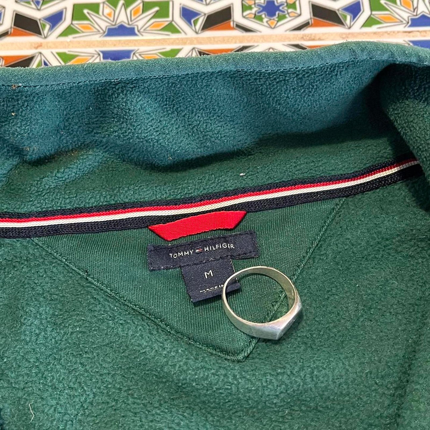 Tommy Hilfiger fleece sweater jacket