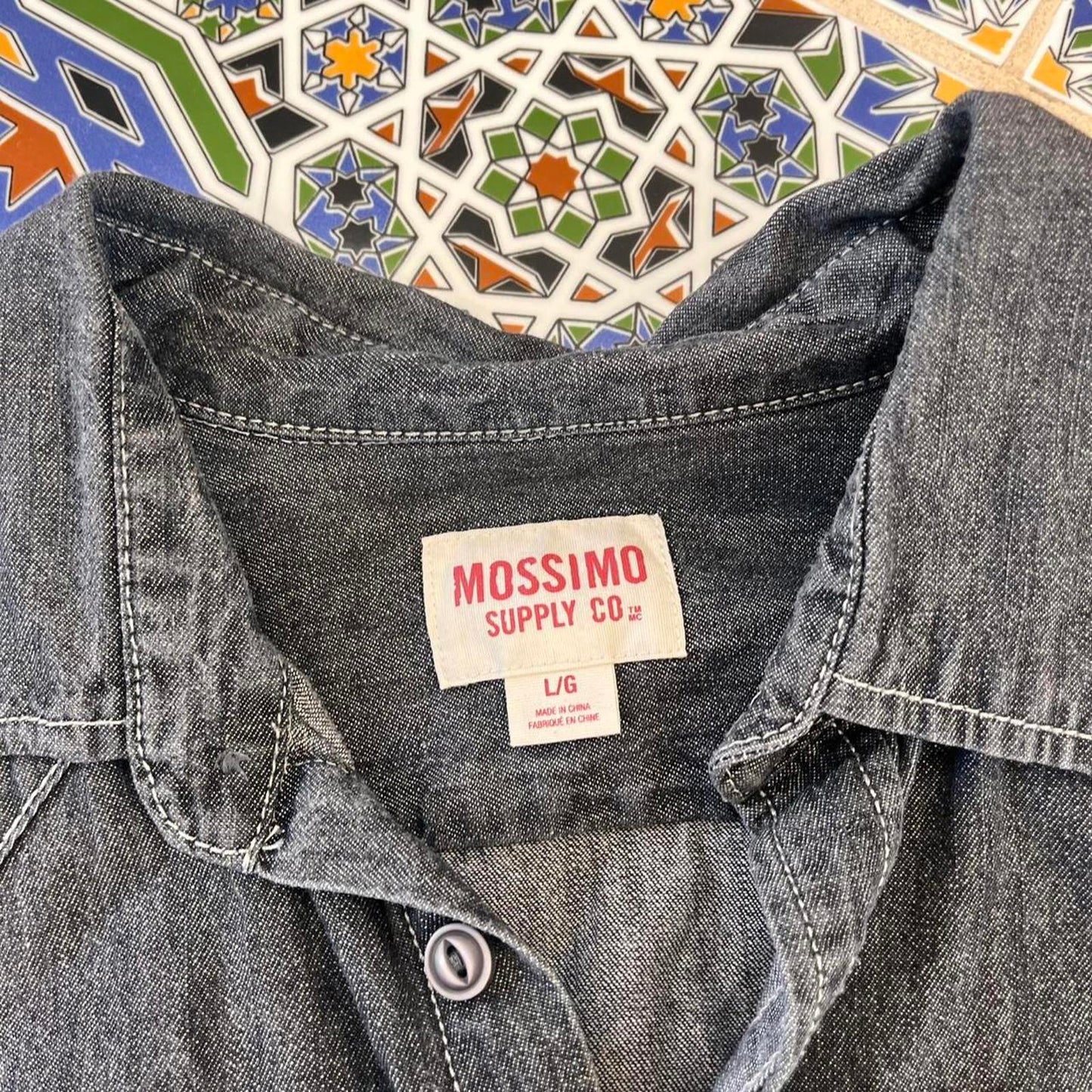 mossimo button up shirt