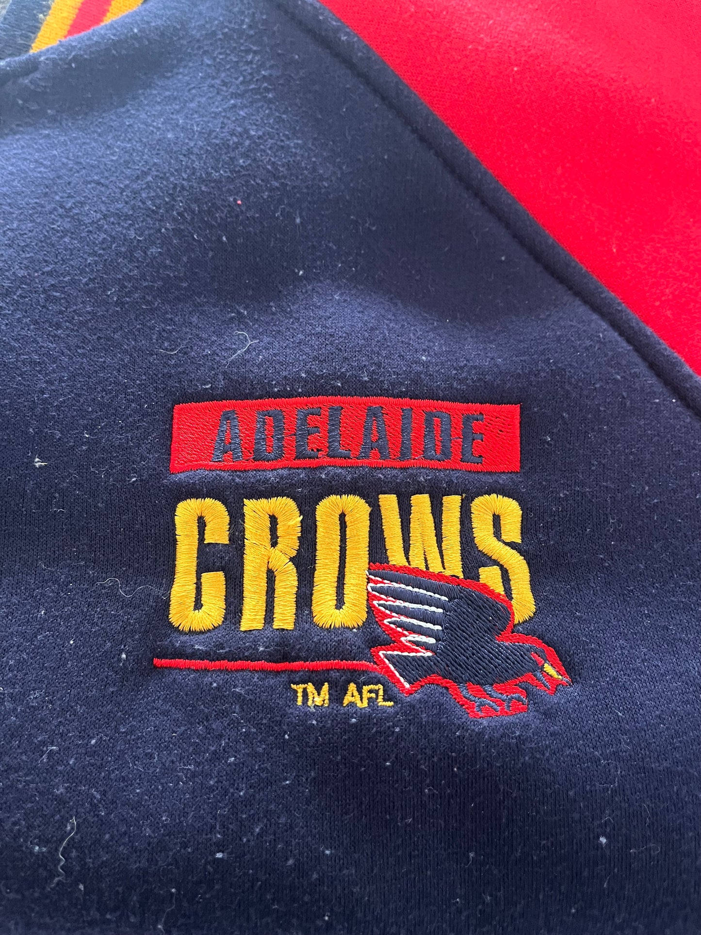 L Vintage crows bomber jacket