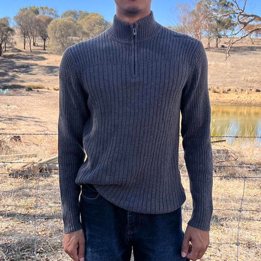 DKNY Jeans cardigan quater zip jumper