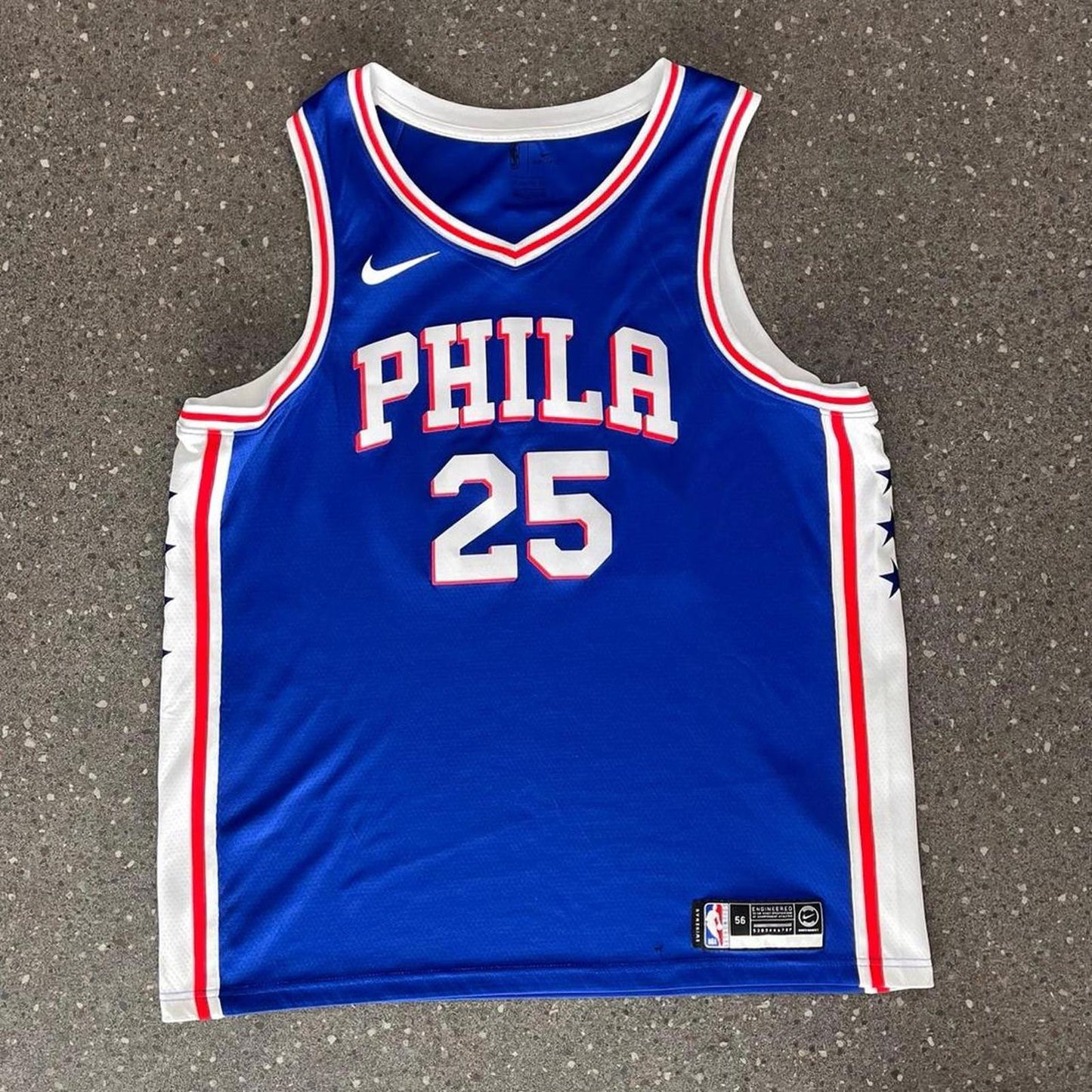 2016-22 nike ben simmons philadelphia 76ers jersey
