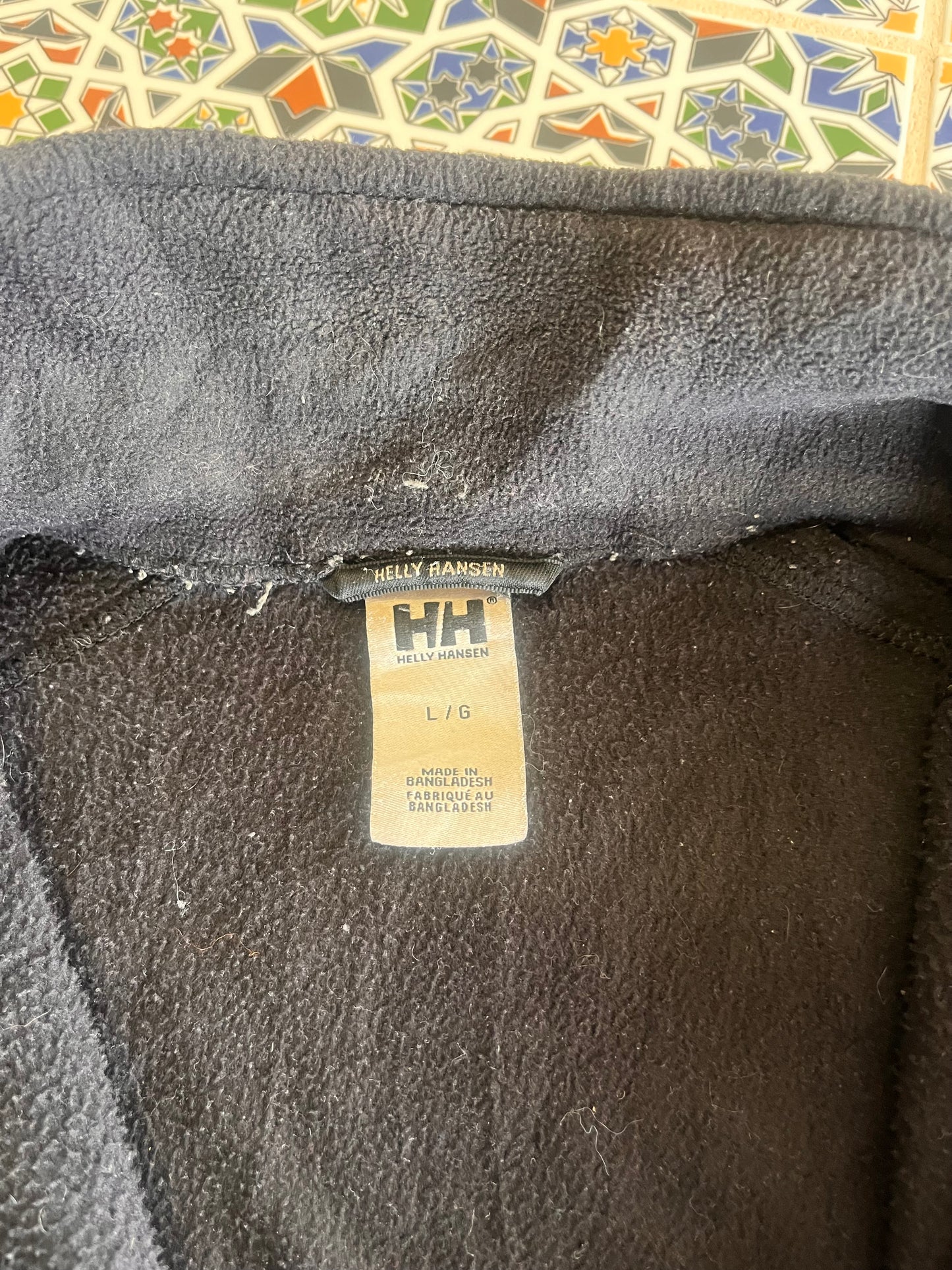 L Helly Hansen fleece jacket