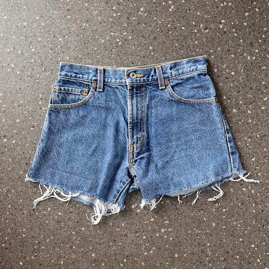 Women's High-waisted Levi’s shorts denim