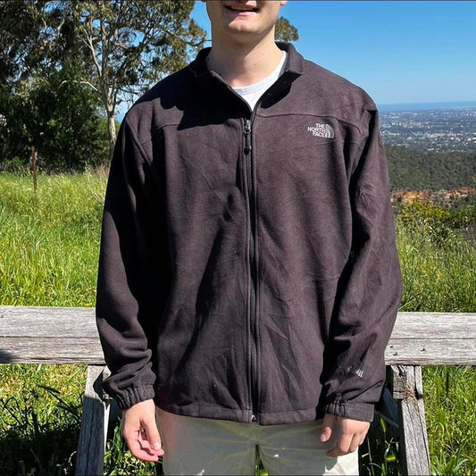 the north face zip up fleece