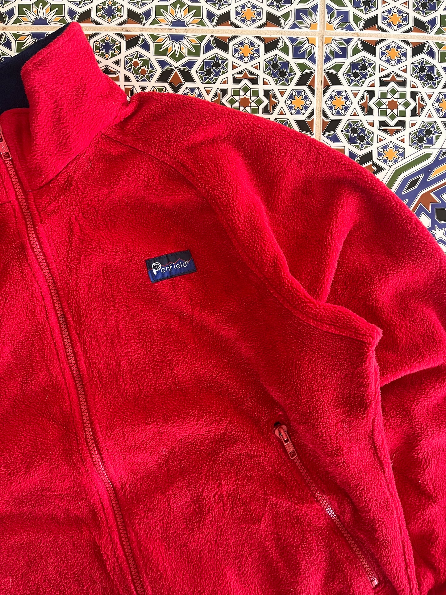 S Penfield fleece sweater jacket