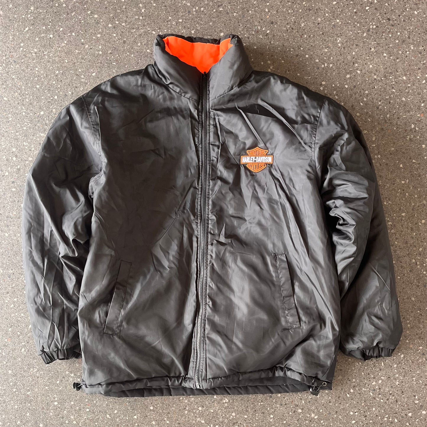 L Harley Davidson puffer jacket