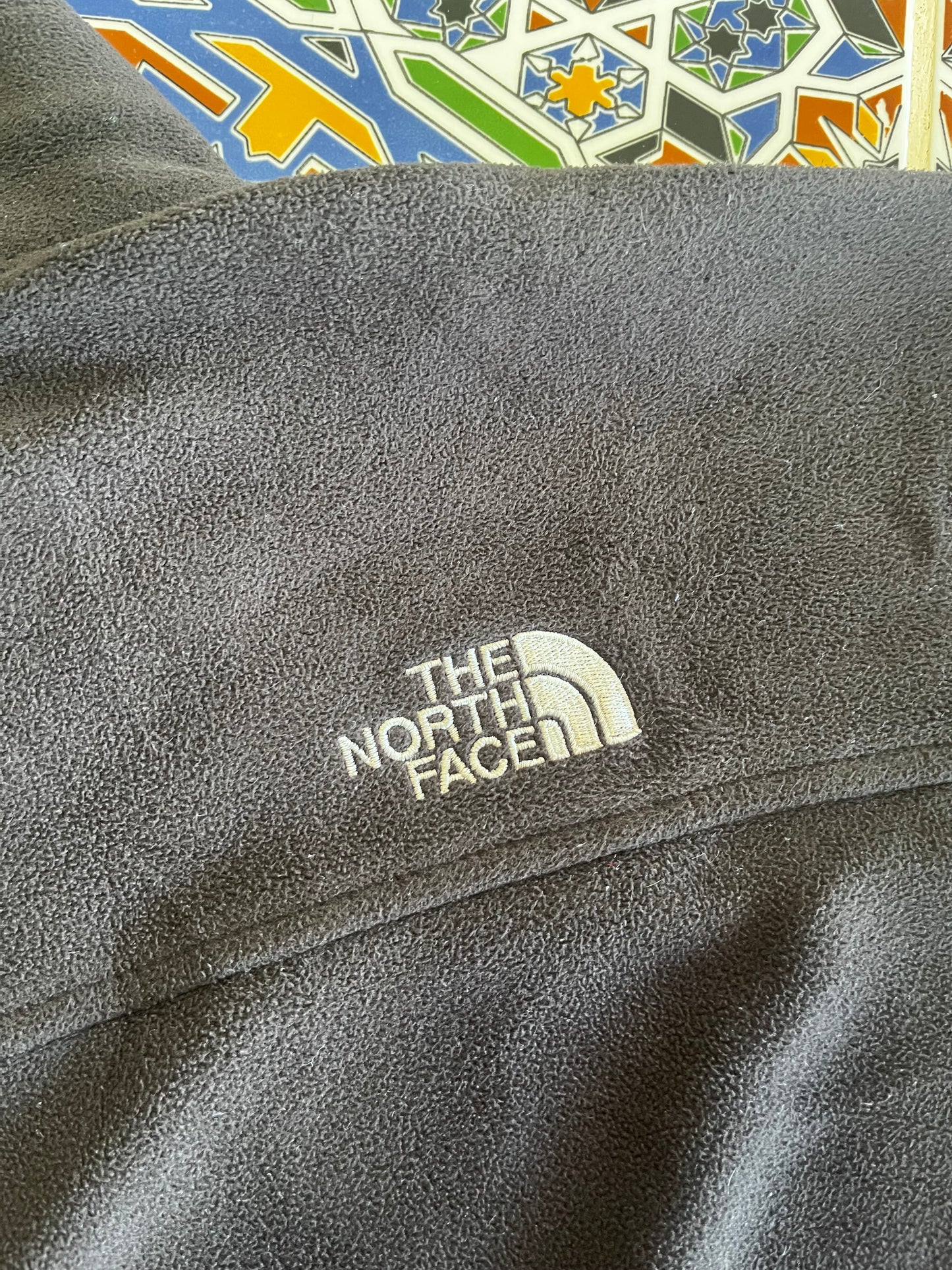 XL the north face zip up fleece