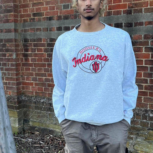 Logo athletic Indiana Hoosiers crew neck