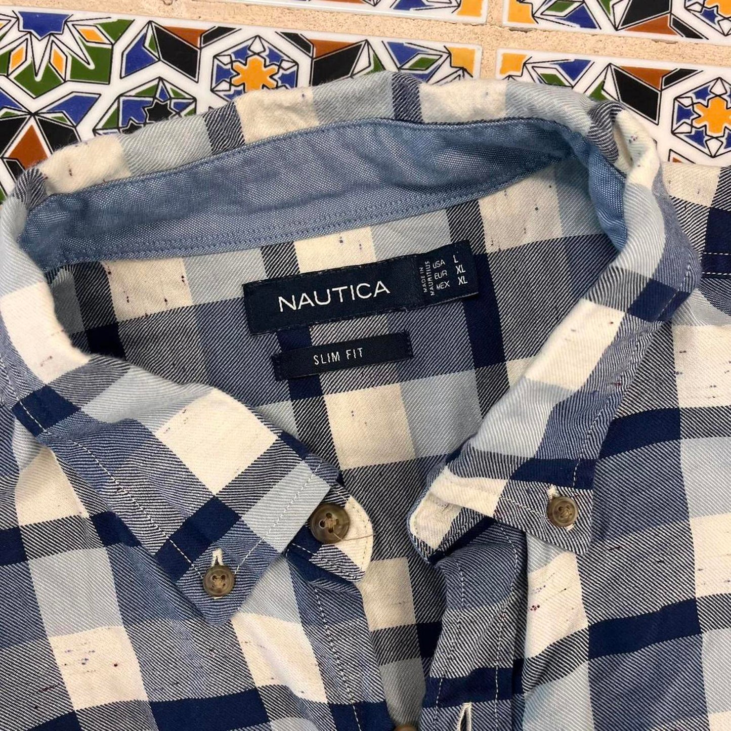 nautica button up shirt