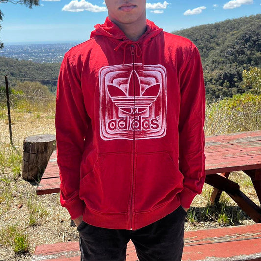 adidas zip up hoodie