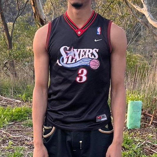 nike allan iverson philadelphia 76ers jersey