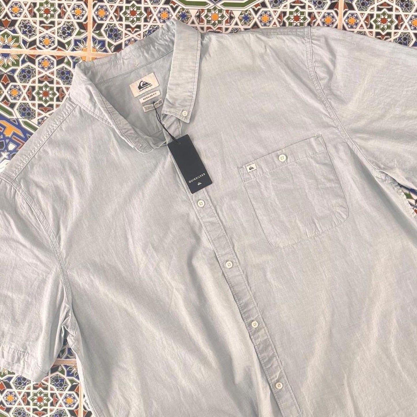 Quiksilver short sleeved button up