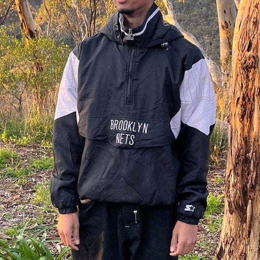 starter brooklyn nets jacket