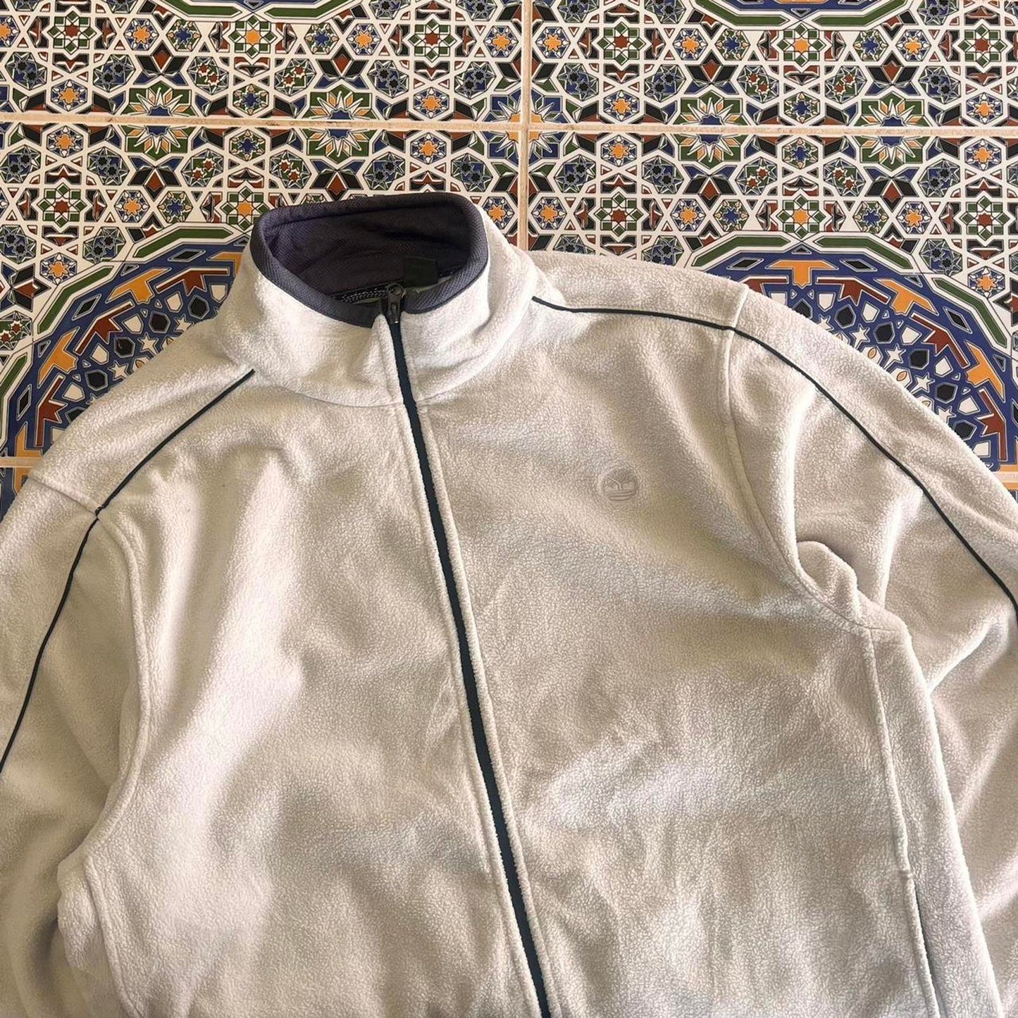 2000s timberland fleece sweater jacket