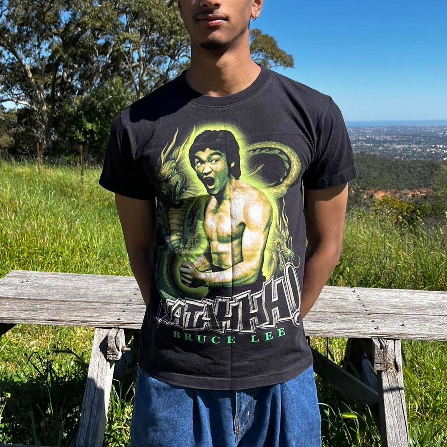 90s Bruce lee "the dragon" tee