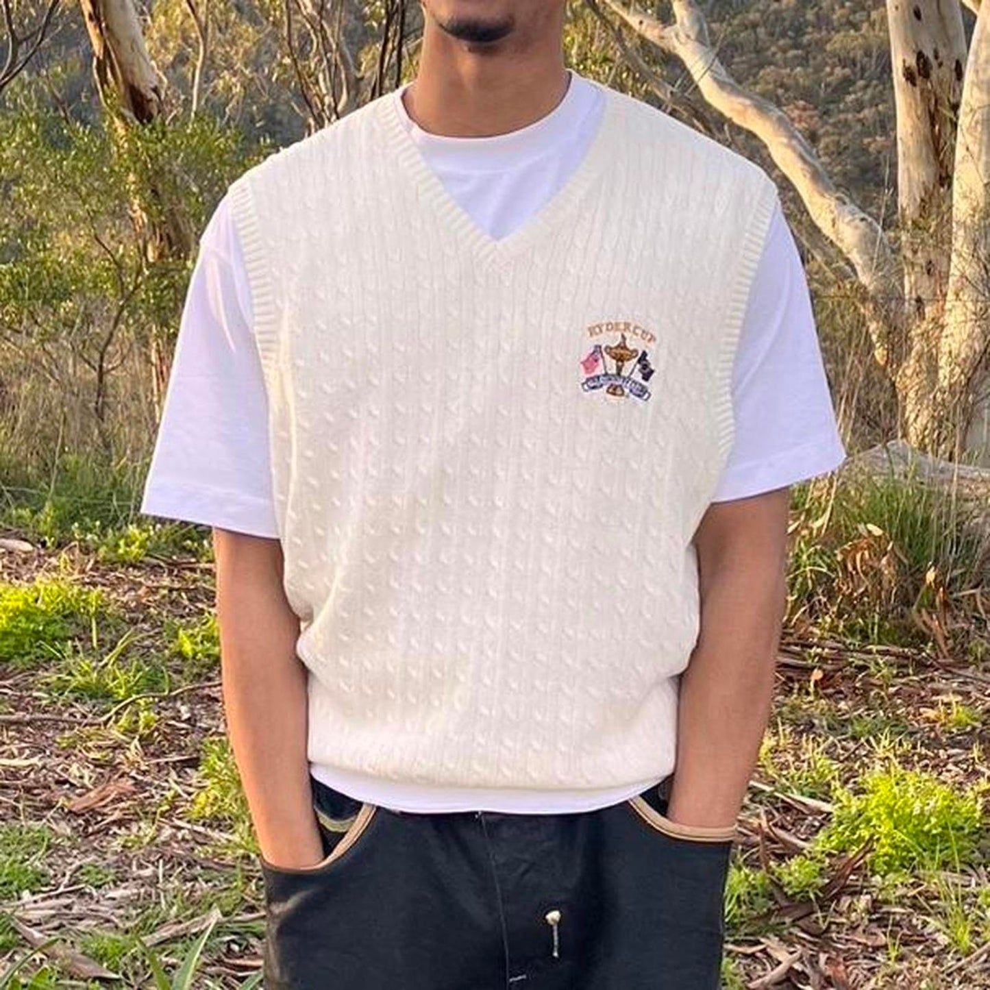 1999 Ryder cup Ralph Lauren cardigan vest