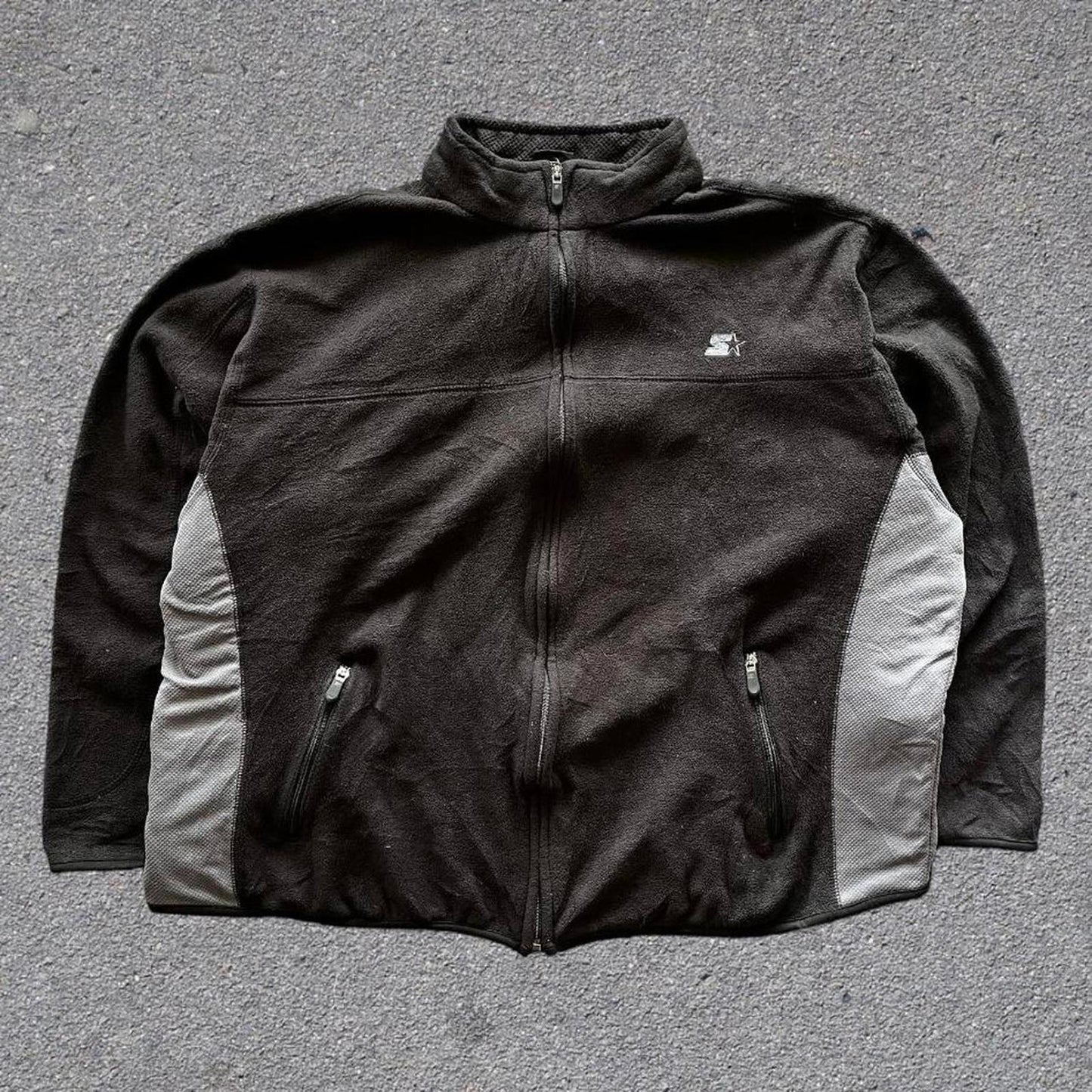 starter fleece sweater jacket