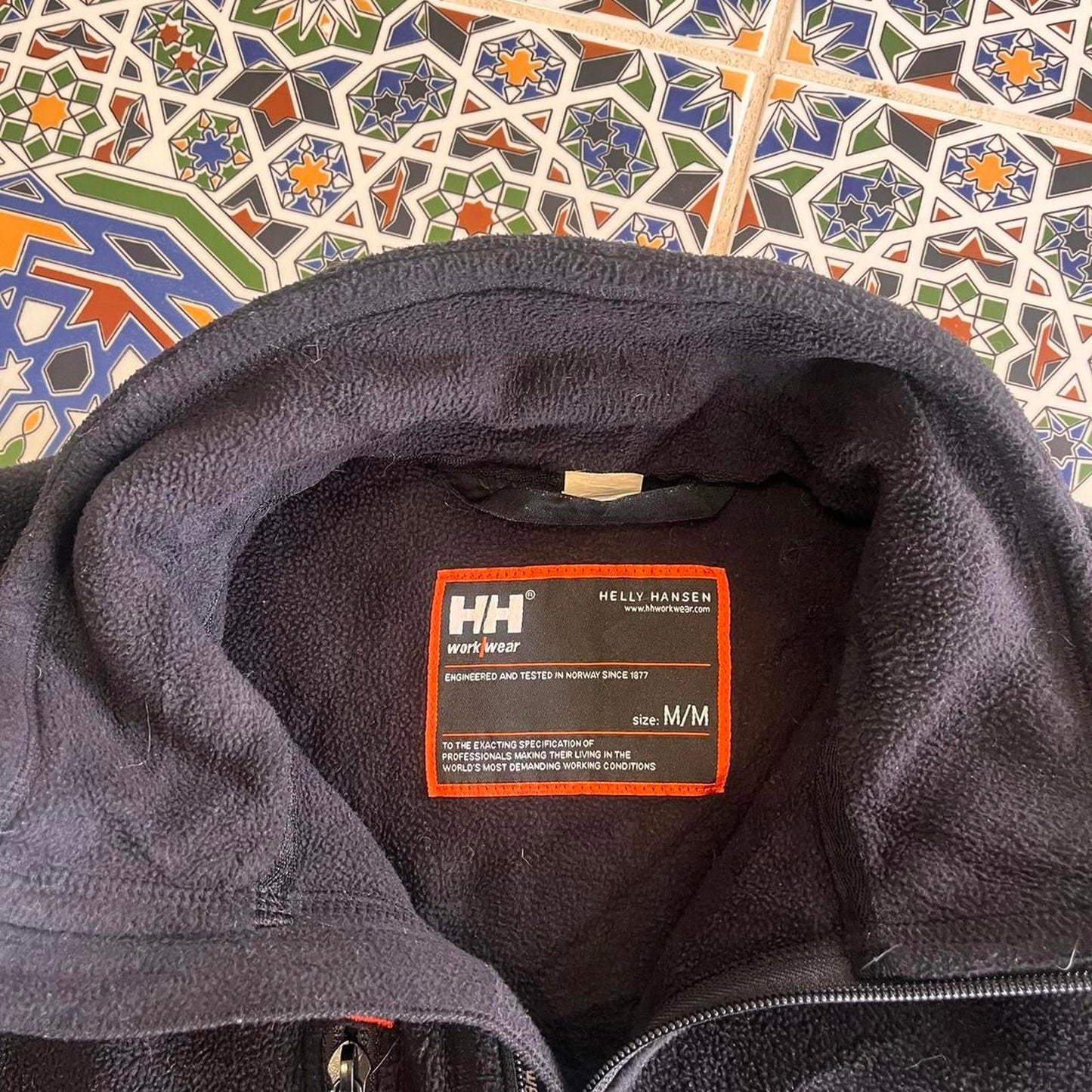 Helly Hansen workwear fleece sweater jacket