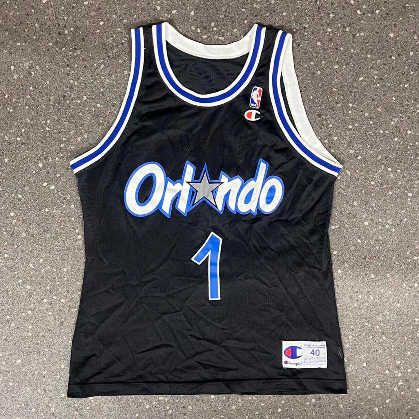Vintage champion Orlando magic Penny Hardaway jersey