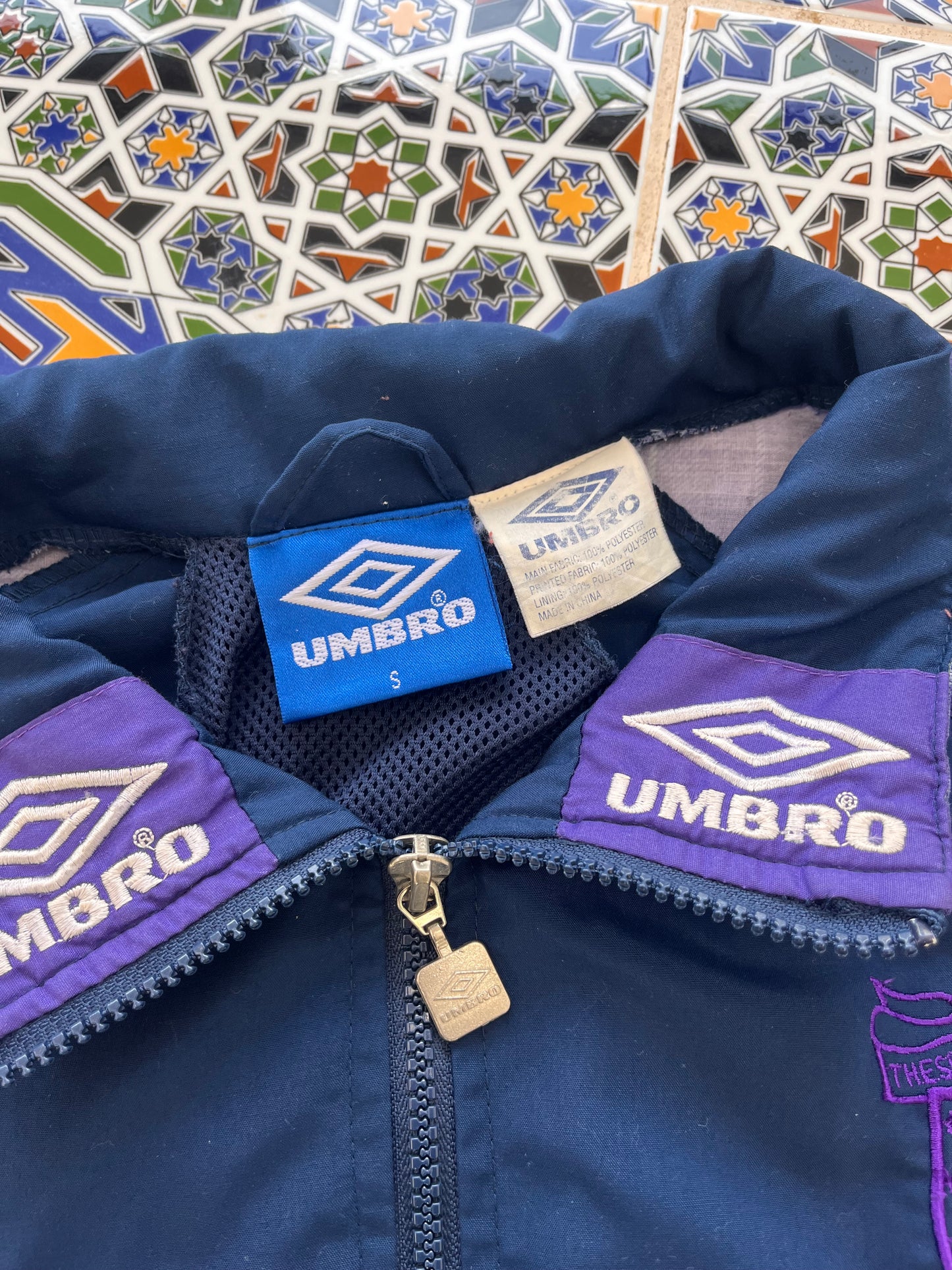 S vintage Scottish football association Umbro jacket