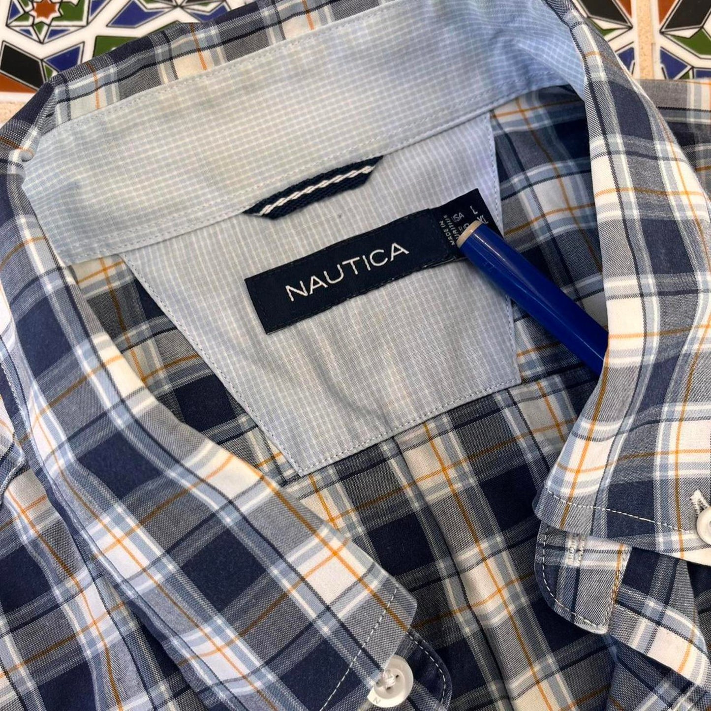 nautica button up shirt