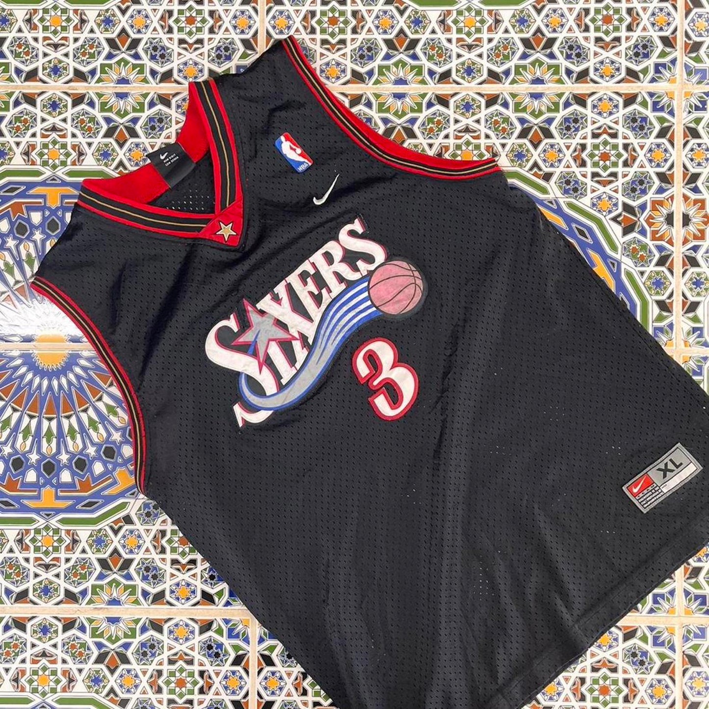 nike allan iverson philadelphia 76ers jersey