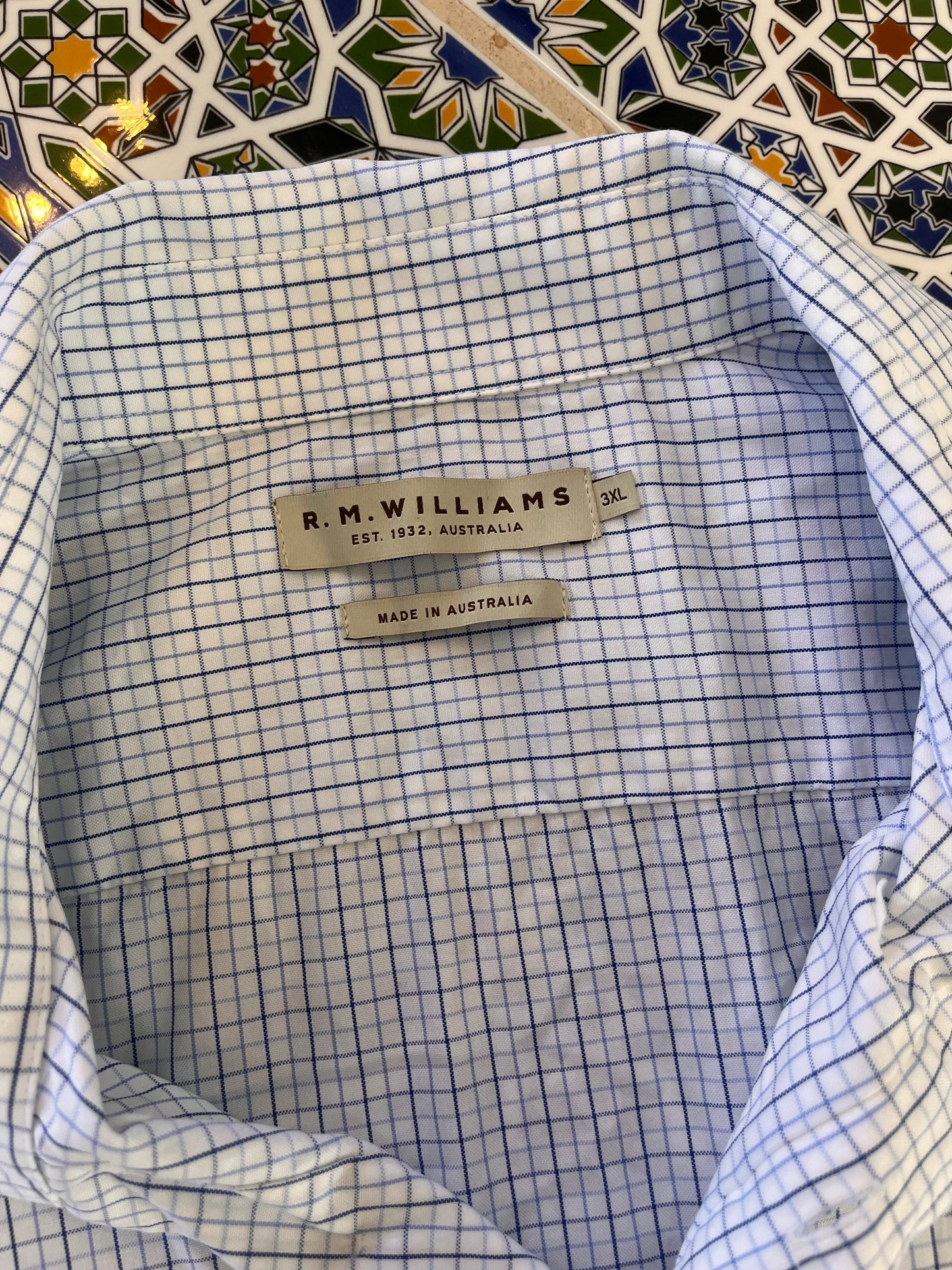 3XL RM Williams button up shirt